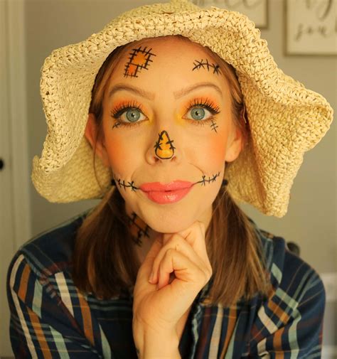 scarecrow makeup ideas|easy scarecrow makeup tutorial.